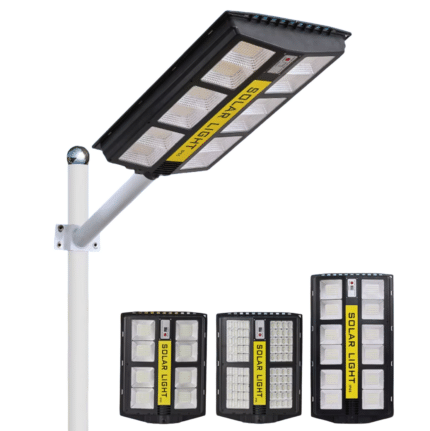 פנס רחוב סולארי 600w-פנס רחוב סולארי המאיר את השביל