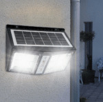 תאורת קיר סולארית+גלאי תנועה 5w-מנורה תלויה לגינה