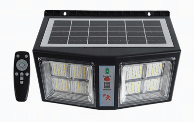 תאורת קיר סולארית+גלאי תנועה 5w-תאורה סולארית עם חיישן תנועה