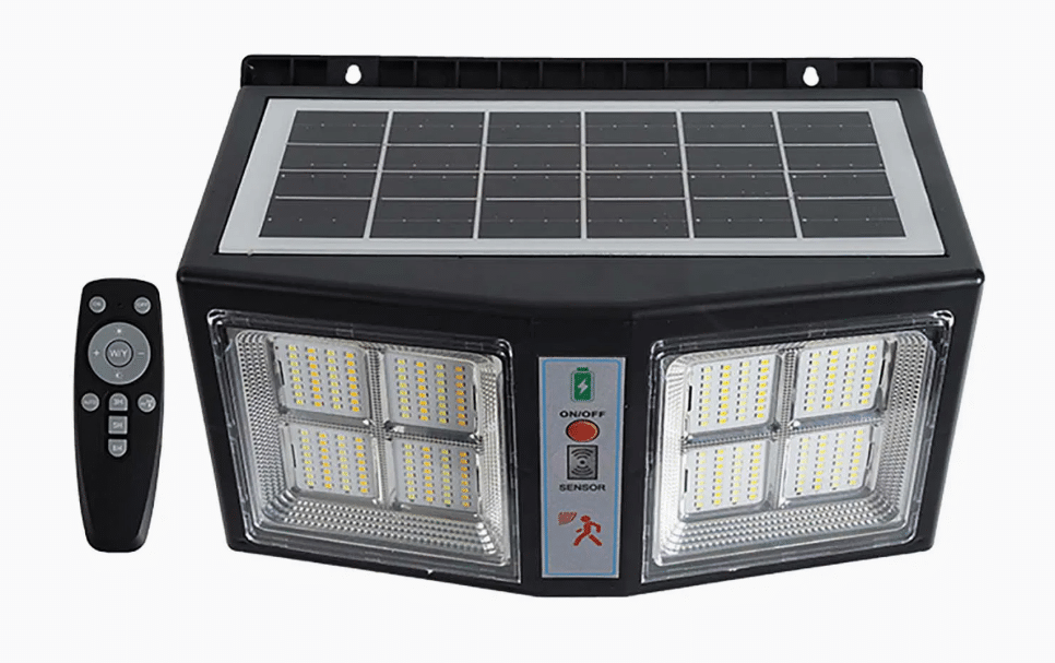 תאורת קיר סולארית+גלאי תנועה 5w-תאורה סולארית עם חיישן תנועה
