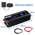 ממיר מתח ac\dc 4000w סינוס טהור 24v\48v