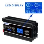 ממיר מתח 1000w ac\dcסינוס טהור 12v\24v\48v