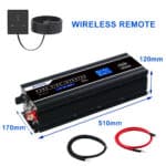 ממיר מתח ac\dc 5000w סינוס טהור 24v\48v