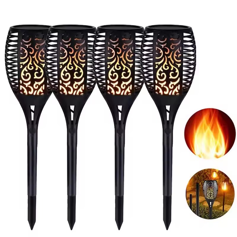 לפיד סולארי לגינה 96 לד-4 יח