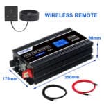 ממיר מתח 1000w ac\dcסינוס טהור 12v\24v\48v ממירי מתח למערכות סולאריות