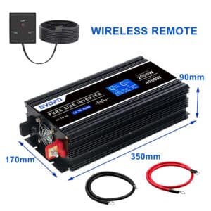 ממיר מתח 1000w ac\dcסינוס טהור 12v\24v\48v ממירי מתח למערכות סולאריות