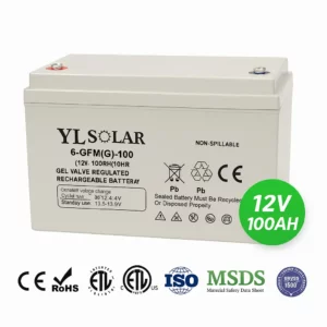 מצבר ג'ל 100 אמפר פריקה עמוקה 12V