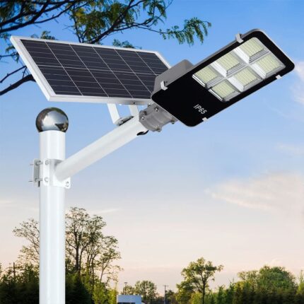 פנס רחוב סולארי 200w-תאורת רחוב סולארית מתקדמת