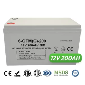 מצבר סולארי לבית 12V 200Ah ג'ל פריקה עמוקה