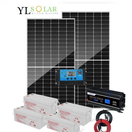 מערכת סולארית 2500w כולל מצברים ובקר
