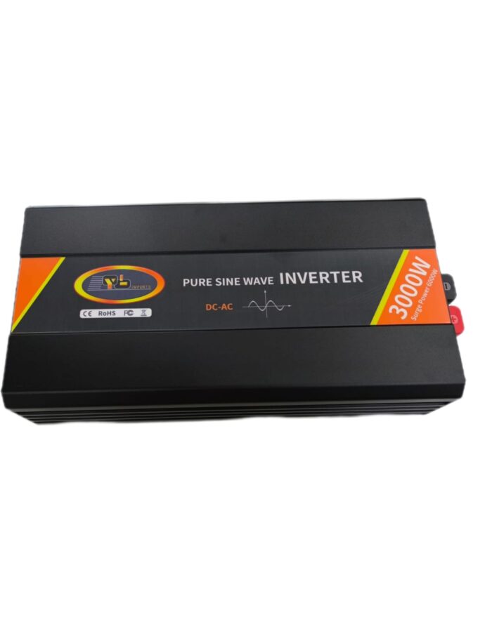 אינוורטר סינוס טהור 3000W (6000W רגעי) – DC ל-AC