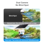solarguard secure cam -מצלמת אבטחה סולארית אלחוטית 4g 4mp ptz