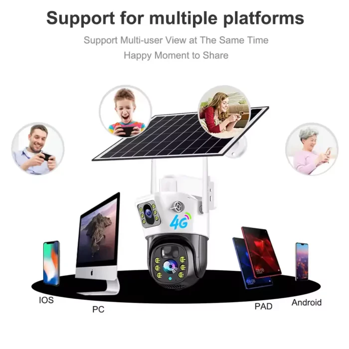 solarguard secure cam -מצלמת אבטחה סולארית אלחוטית 4g 4mp ptz