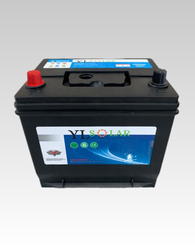 מערכת סולארית ניידת עם סוללה 40Ah-12v-מצבר צבע שחור
