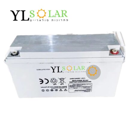 מצבר ג'ל פריקה עמוקה 12v 150 ah