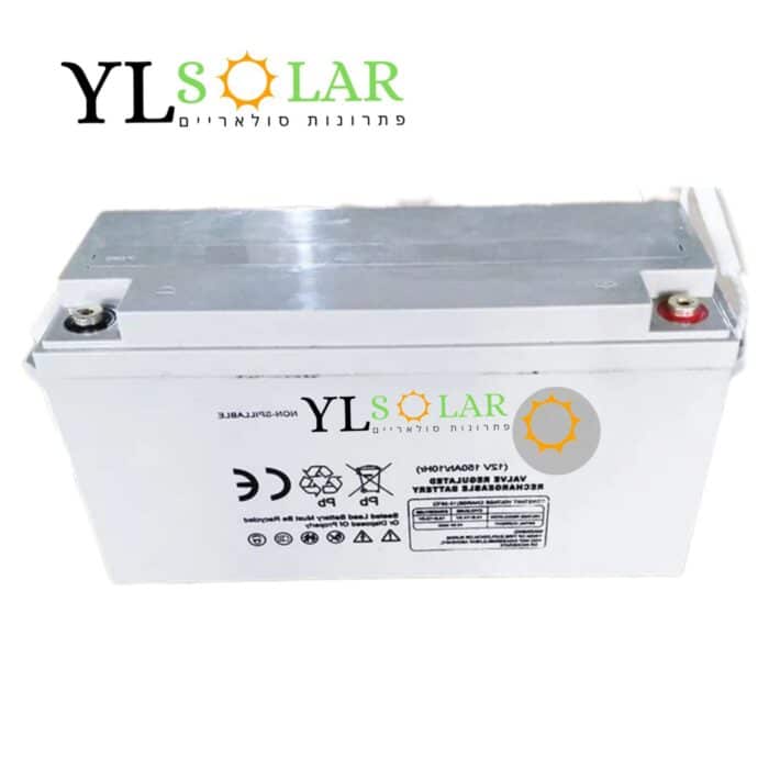 מצבר ג'ל פריקה עמוקה 12v 150 ah