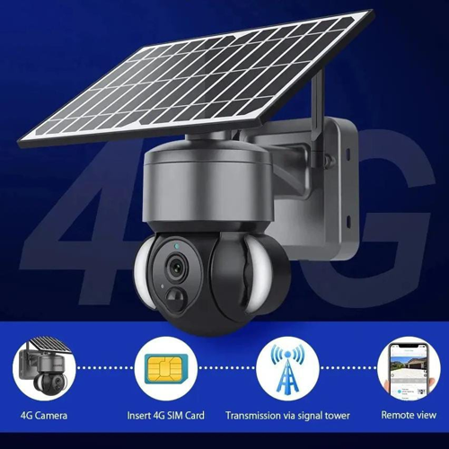 מצלמת אבטחה סולארית 4g