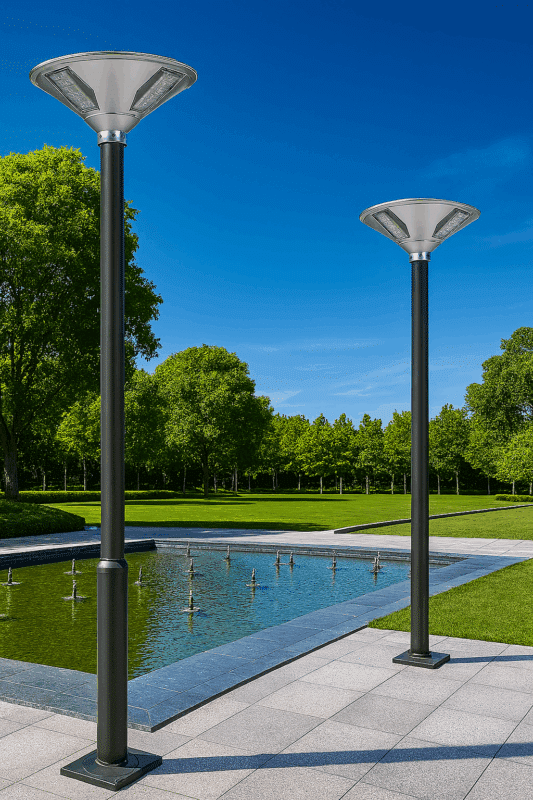 מנורת גינה סולארית לבית, לחצר ולפארקים מתאימה למגוון שימושים