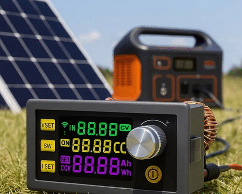 בקר פאנל סולארי לתחנת כוח ניידת סולארית