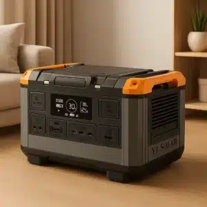 תחנת כוח ניידת גדולה של YLSolar – מערכת גיבוי חשמל ביתית סולארית עם יציאות AC, USB וטעינה חכמה