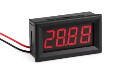 צג מתח דיגיטלי עד 30 וולט